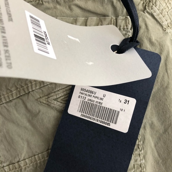 NEW with Tags €135 CARLO CHIONNA Trousers Stretch Garment Dye Made in ITALY - Picture 8 of 10